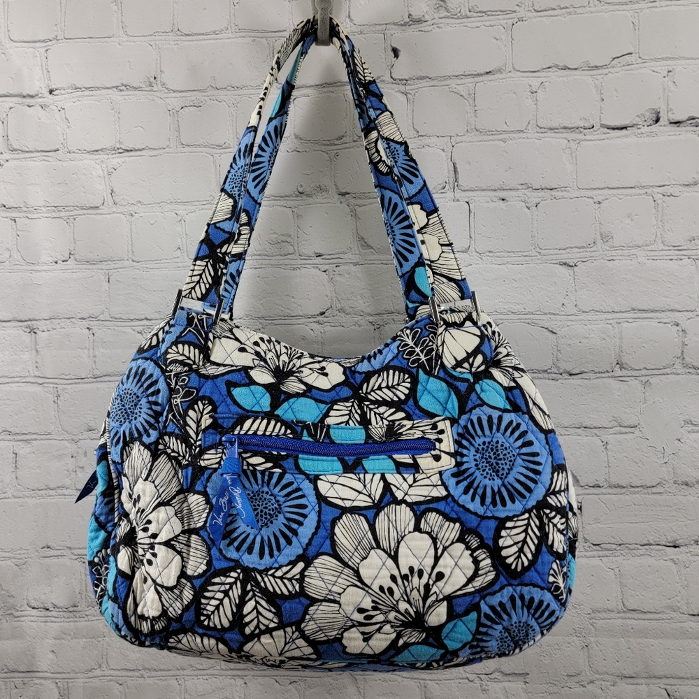Super Cute Vera Bradley Bag Blue Floral Print